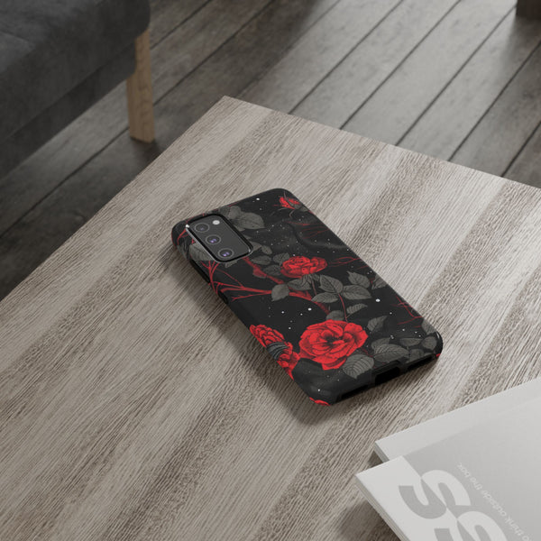 Dark Red Roses  - Tough Phone Case