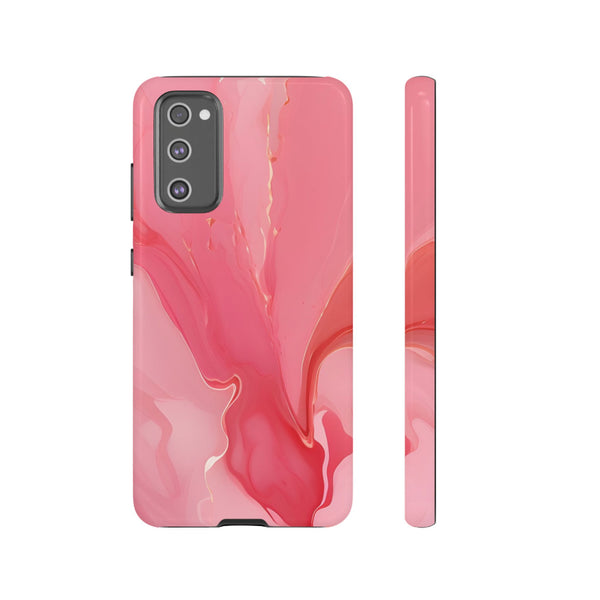 Pink Marble Tough Phone Case