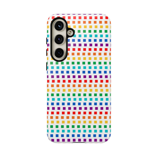 Rainbow on white -  Tough Case