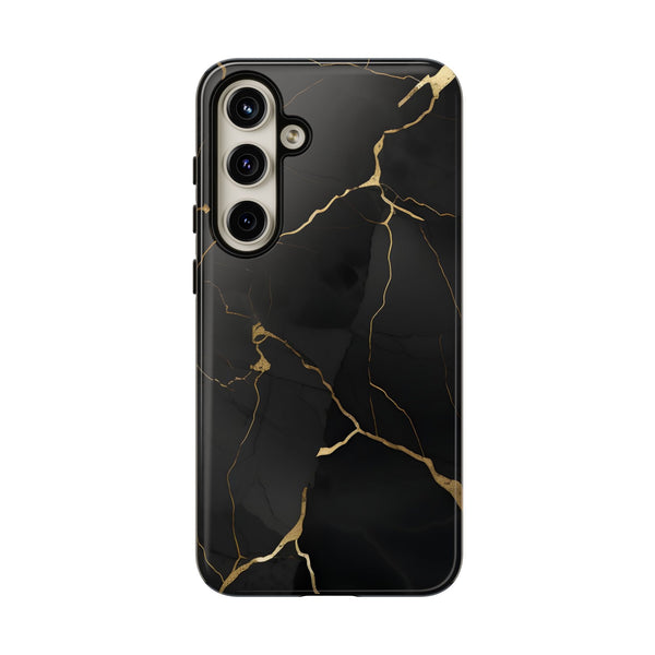 Black Marble  - Tough Phone Case