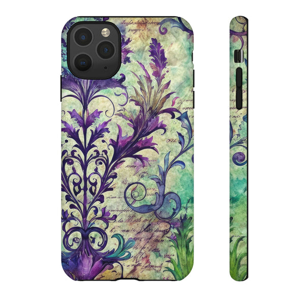 Purple Swirly Fun Tough Phone Case