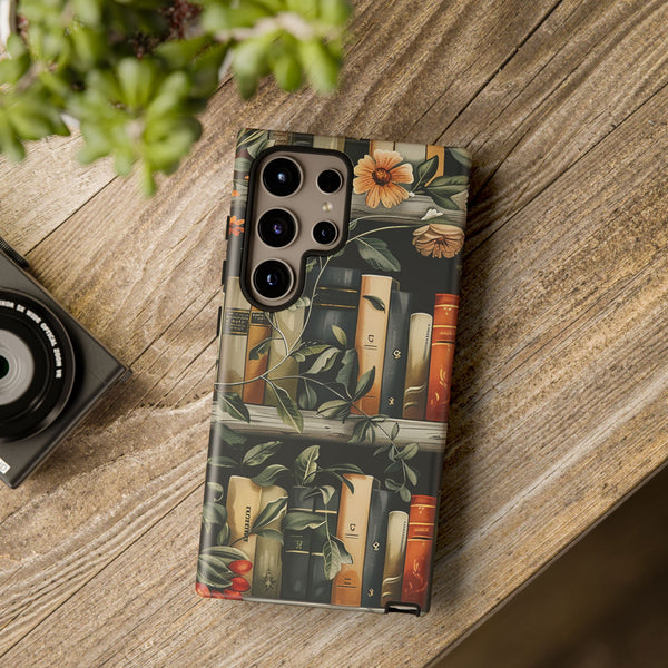 Moody Books Tough Phone Case