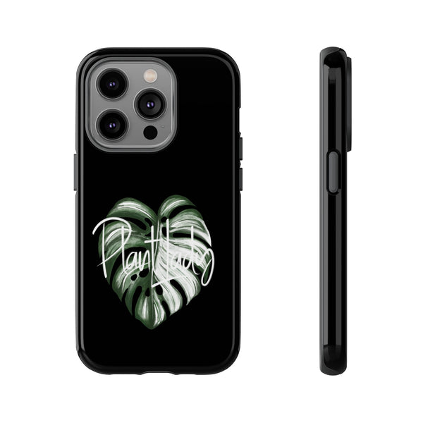 Monstera Albo Plant Lady  - Tough Phone Case