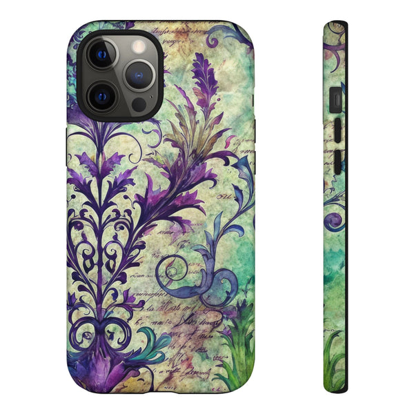 Purple Swirly Fun Tough Phone Case