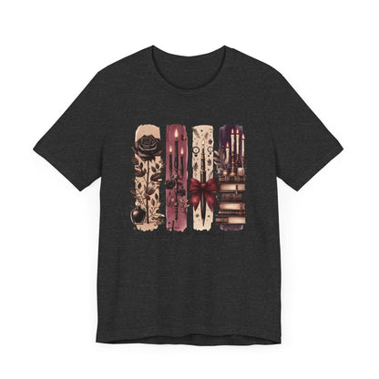 Just Go Away T-Shirt - Dark Fantasy Book Lover Tee | Bookish Introvert Aesthetic Shirt