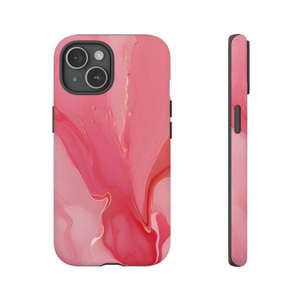 Pink Marble Tough Phone Case