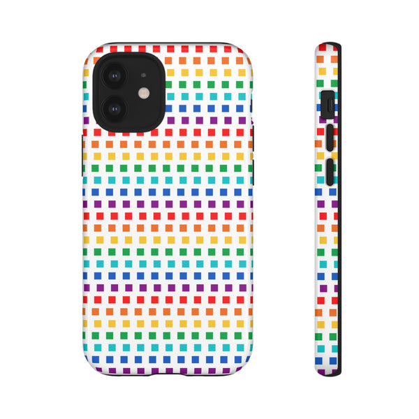 Rainbow on white -  Tough Case