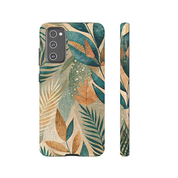 Boho Leaves Tough Phone Case