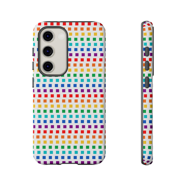 Rainbow on white -  Tough Case