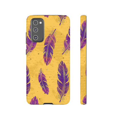Purple Feathers  - Tough Phone Case