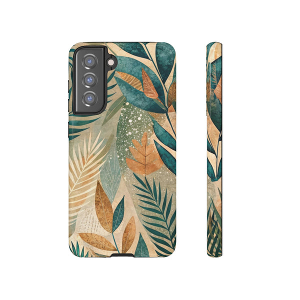 Boho Leaves Tough Phone Case