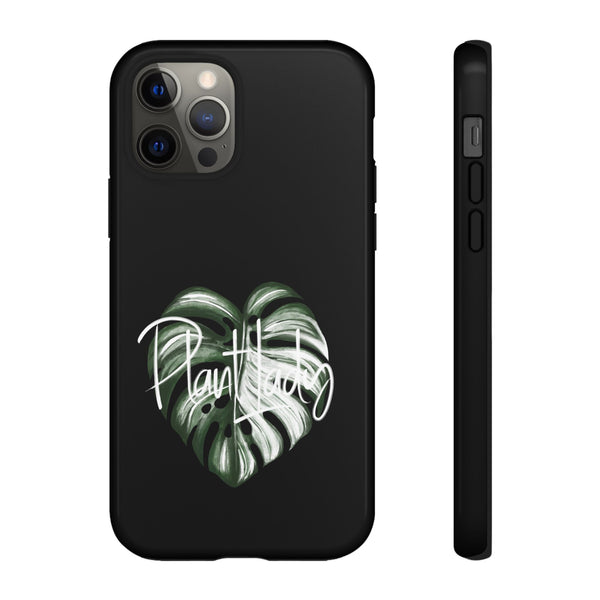 Monstera Albo Plant Lady  - Tough Phone Case