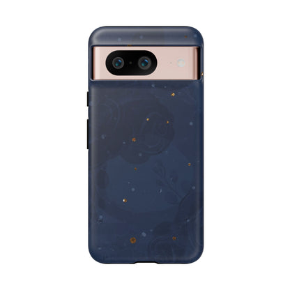 Subtle Navy Florals  - Tough Phone Case