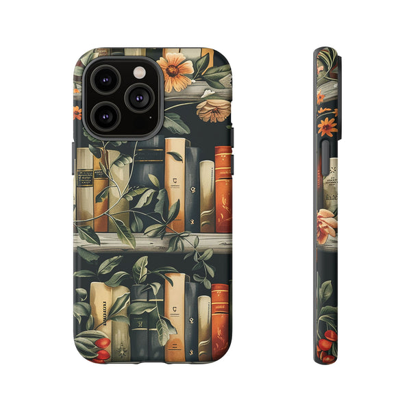 Moody Books Tough Phone Case