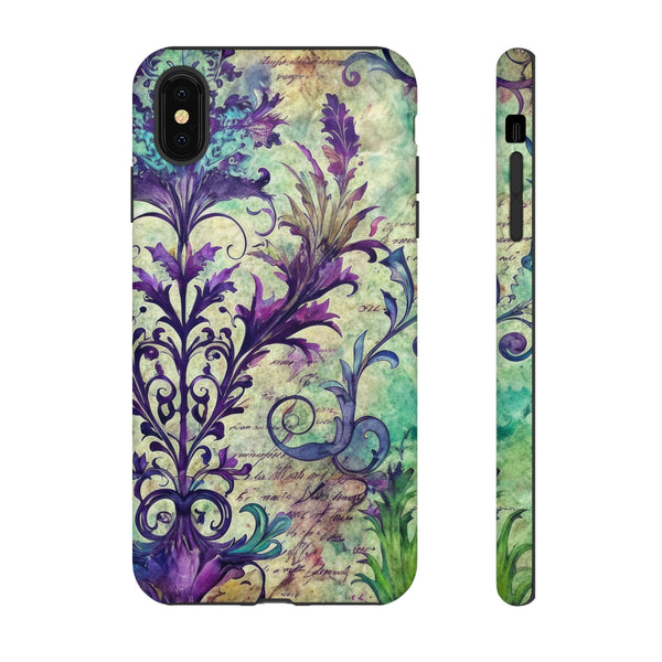 Purple Swirly Fun Tough Phone Case