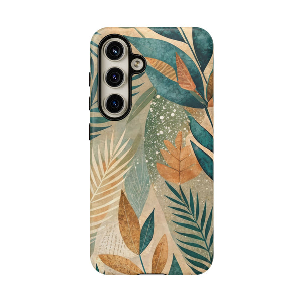 Boho Leaves Tough Phone Case