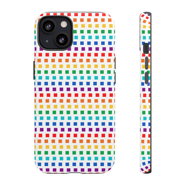 Rainbow on white -  Tough Case