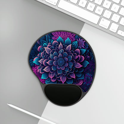 Galactic Succulents -  Mouse Pad With Wrist Rest