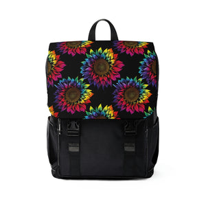Rainbow Sunflowers - Shoulder Backpack