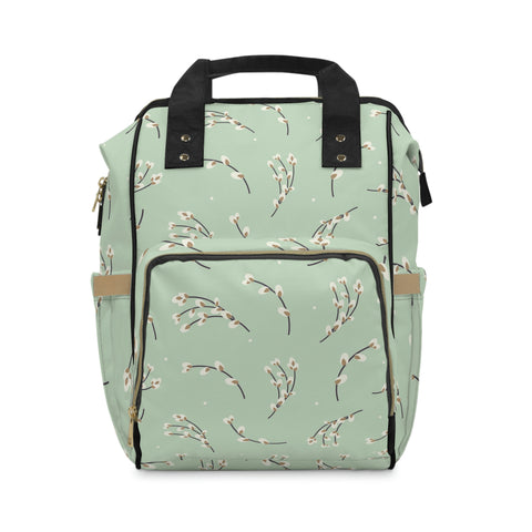 Wispy Green Spring - Multifunctional Backpack