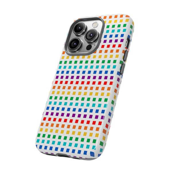 Rainbow on white -  Tough Case