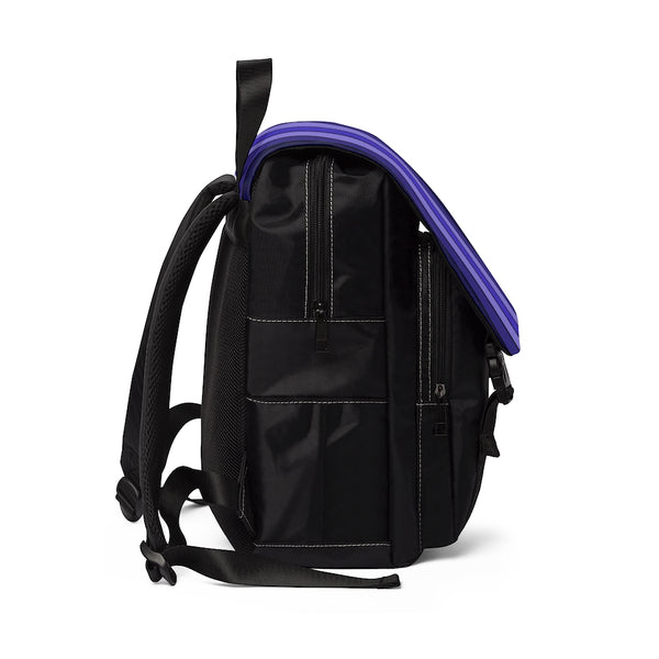 Purple Stripes Shoulder Backpack