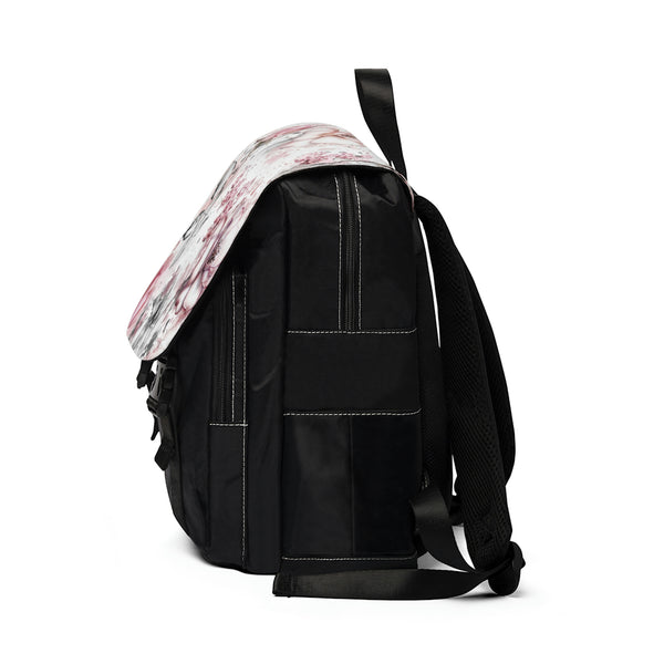 Pale Pink florals - Shoulder Backpack