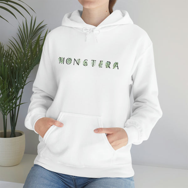 Monstera Leaf Letters Hoodie