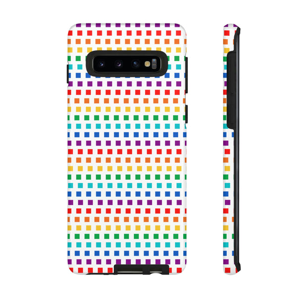 Rainbow on white -  Tough Case